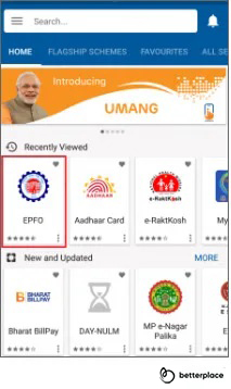 PF Balance Check Using UMANG App
